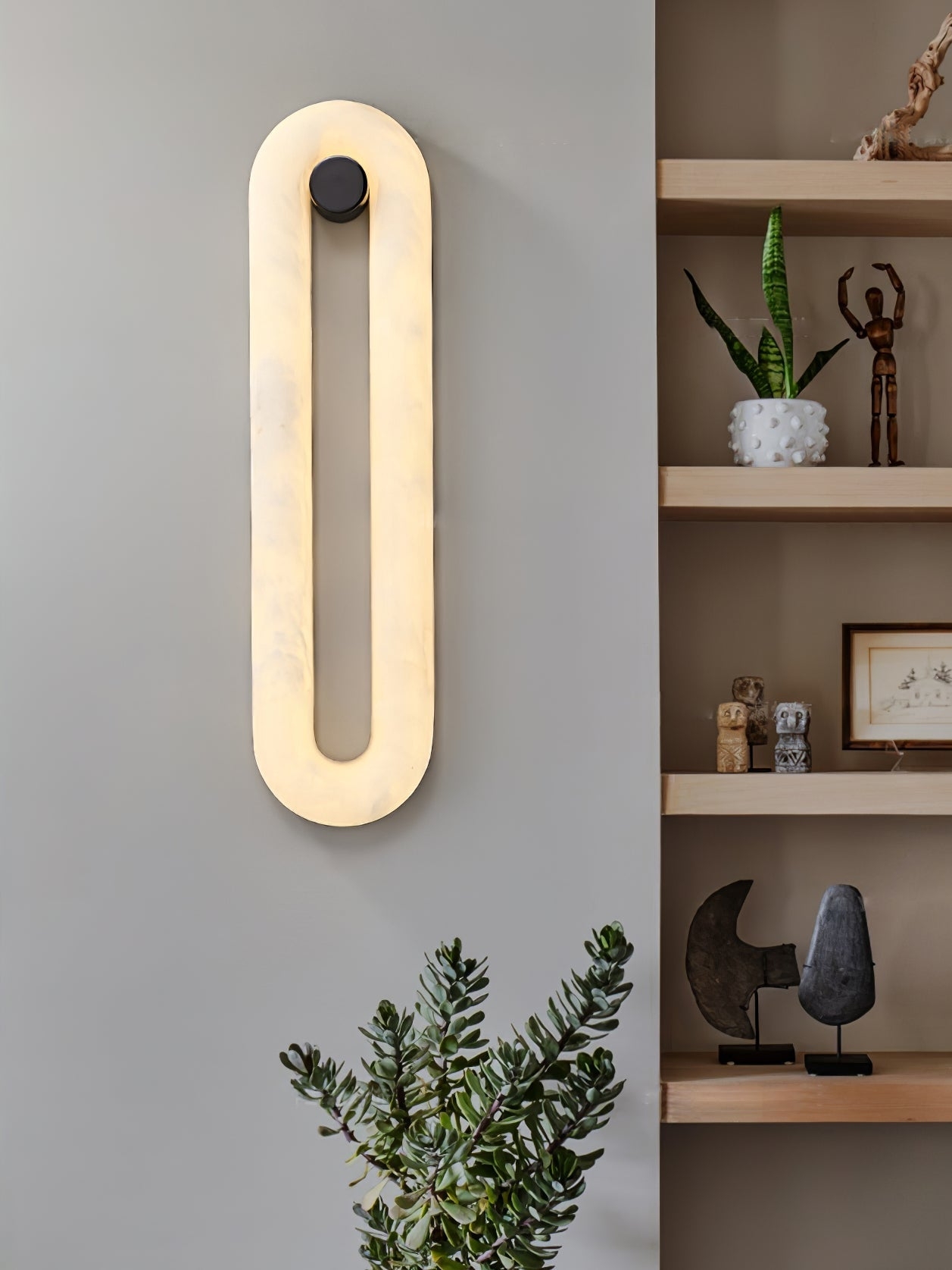 Alabaster Loop Wall Light T1618