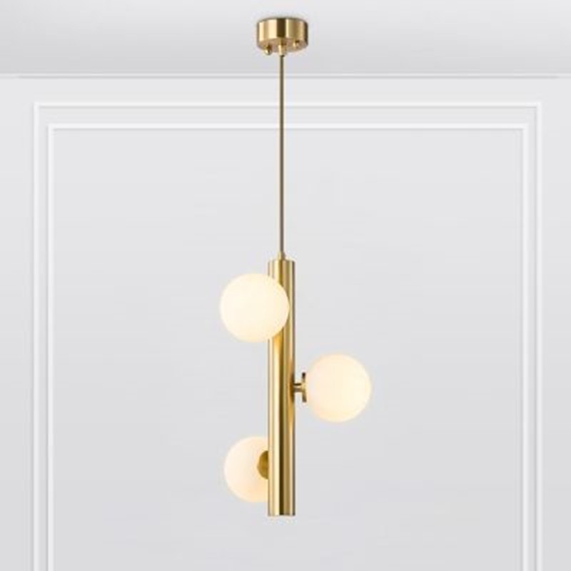 Three Glass Ball Pendant Lamp