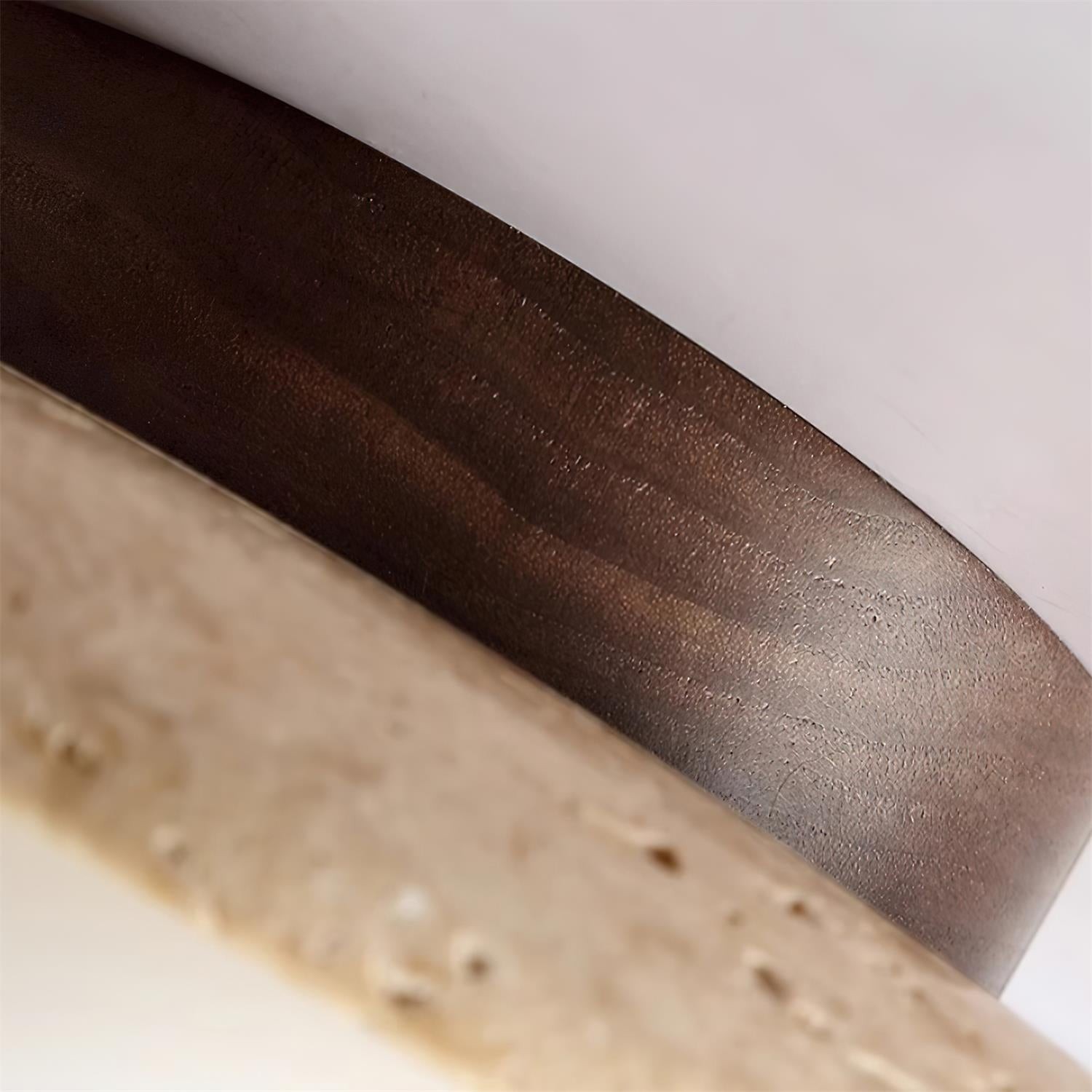 Travertine and Wood Design - Nordic Ceiling Light for Modern Spaces M98