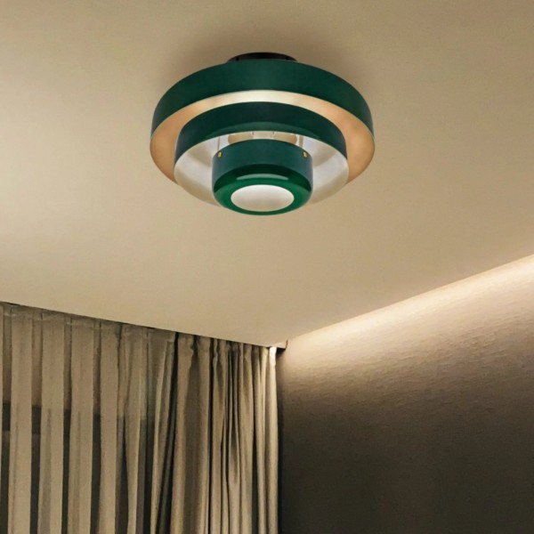 Veleora Triple Layer Disc Ceiling Light - Bauhaus Colorful Design S361
