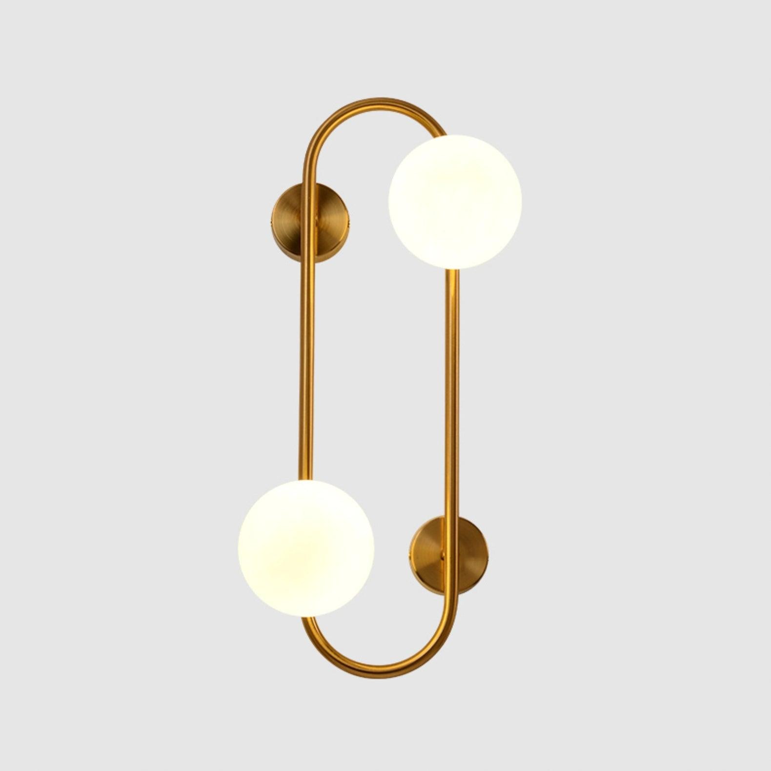Nordic Modern Geometric Glass Globe Wall Lamp M468
