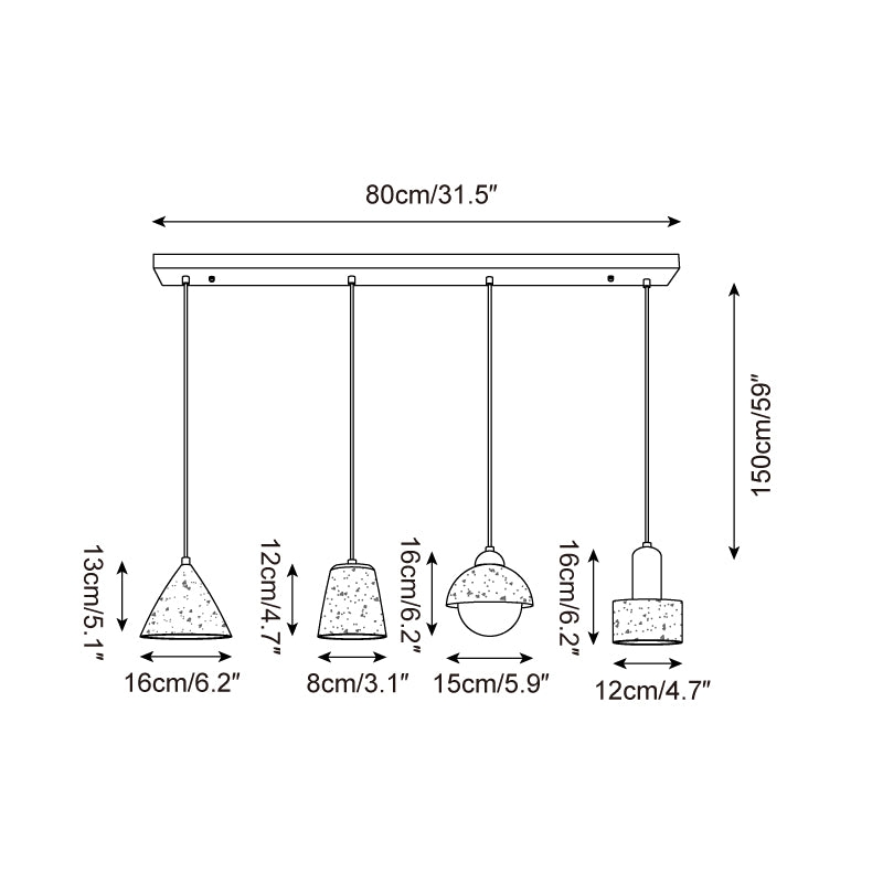 Marnox Pendant Lamp T1358
