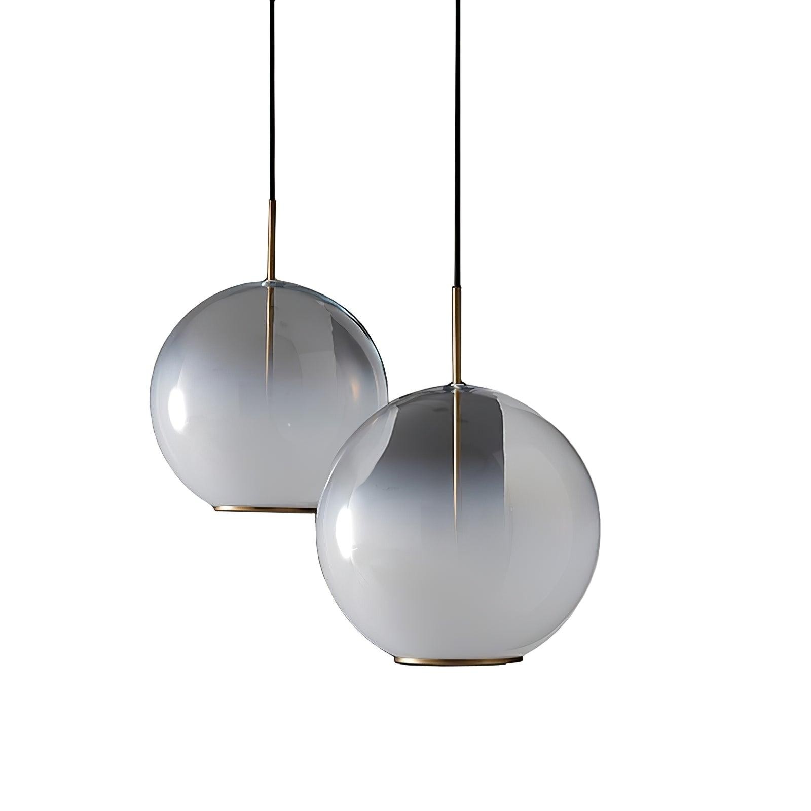 Simple Sphere Drop Gradient Glass Pendant Light M403