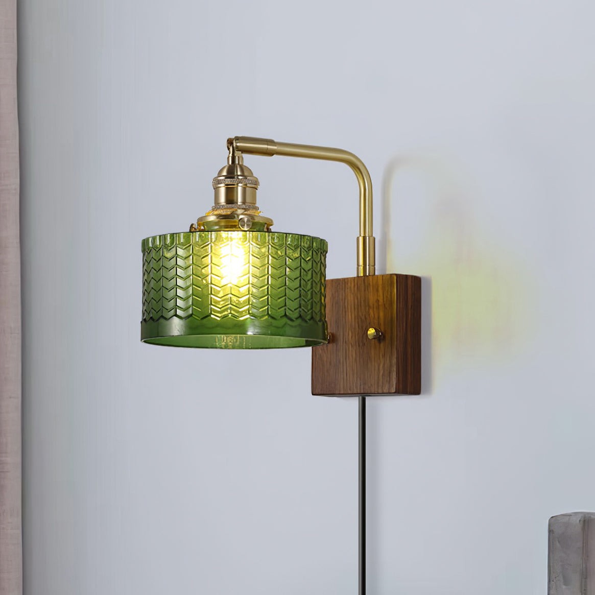 Vintage Plug In Wall Lamp for Bedroom M70