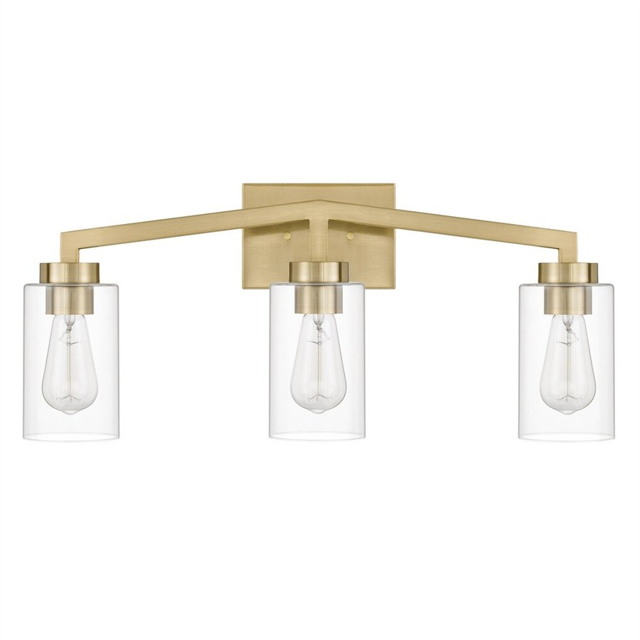 Industrial Cylindrical Brass Wall Lamp For Bathroom S145