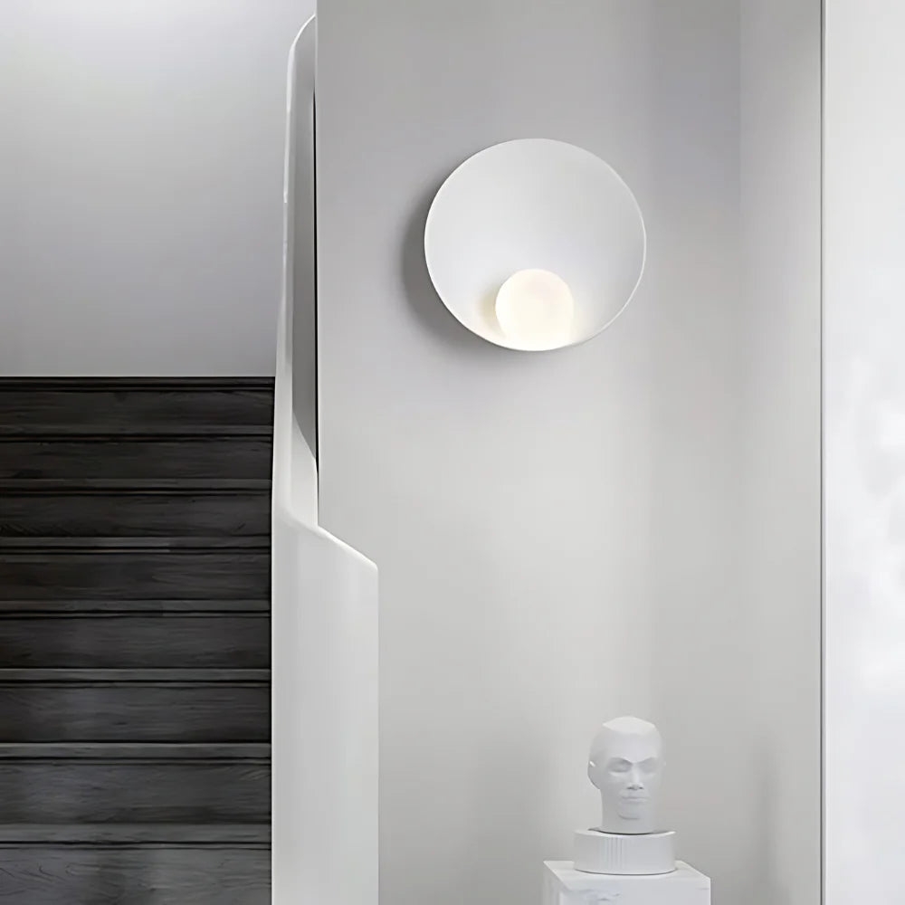 Serenity Modern Resin Japandi Metal Wall Lamp T2017