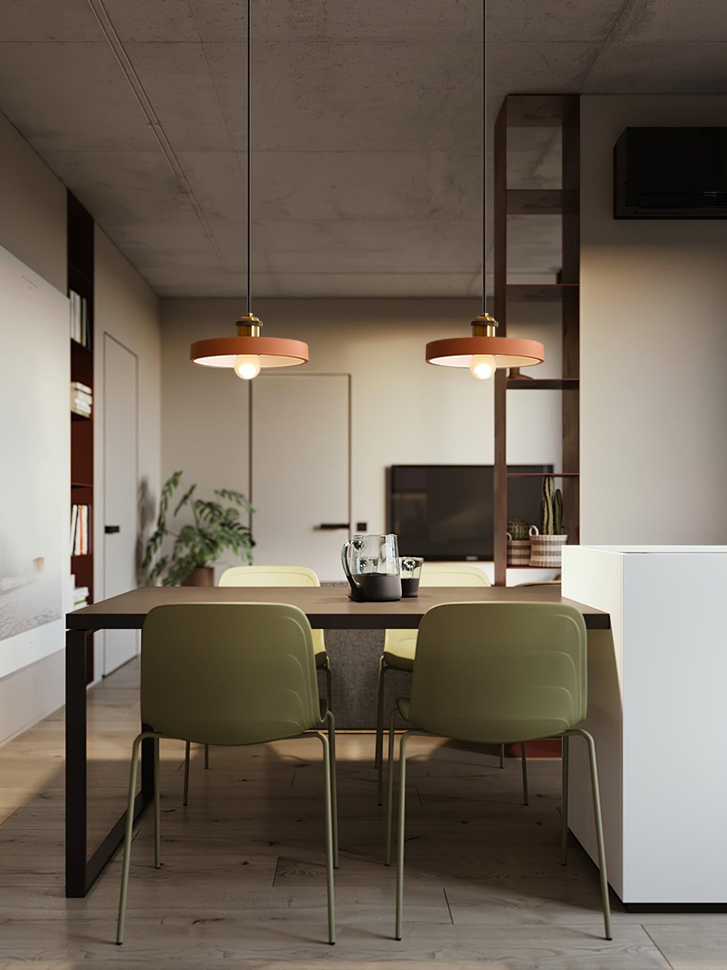 Modern Resin Geometric Pendant Lamp M326