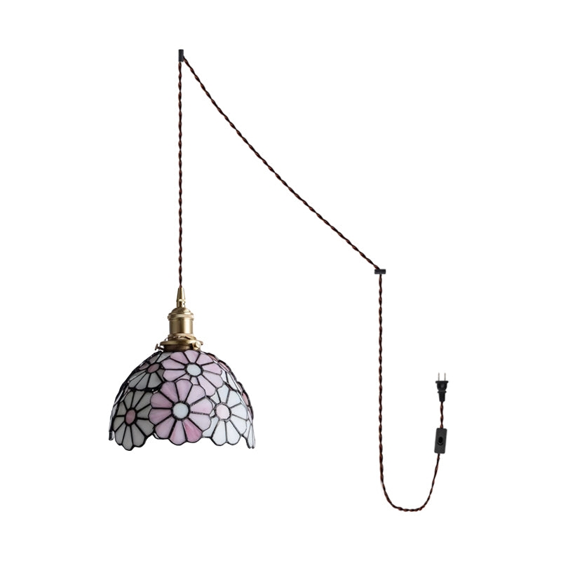 Suka Floral Plug In Pendant Lamp T1356