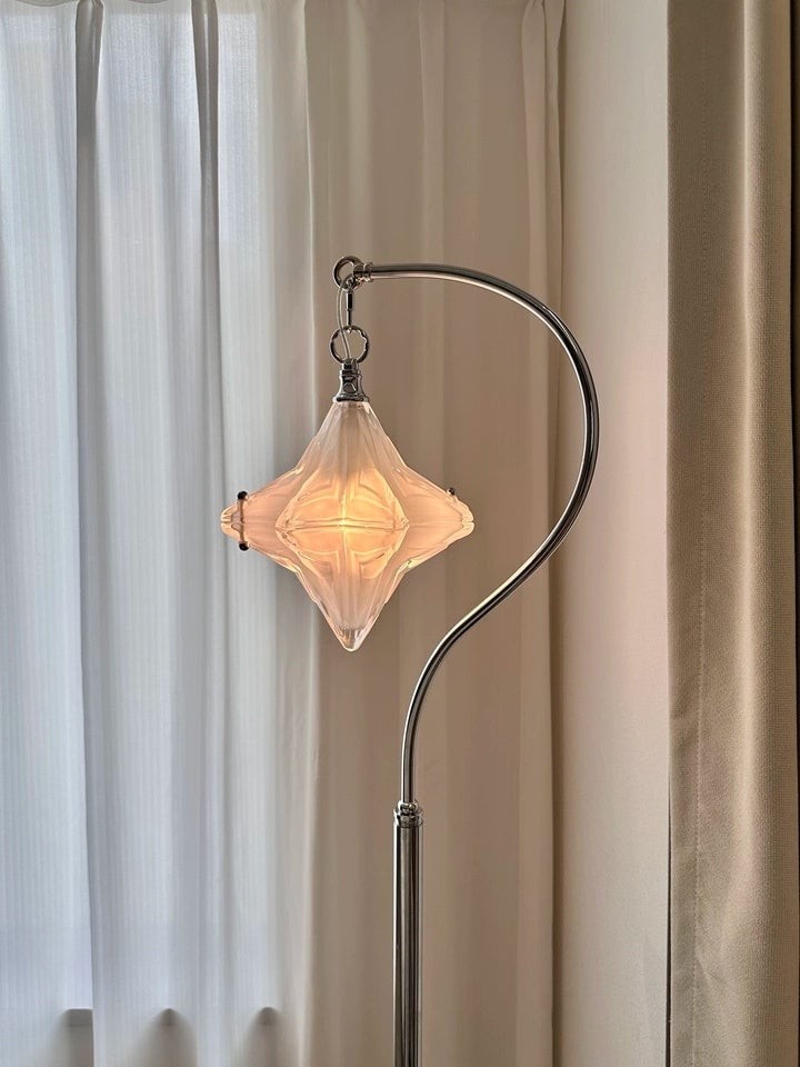 Art Deco Star Floor Lamp - Modern Standing Lamp for Living Spaces - Astris Orion T438