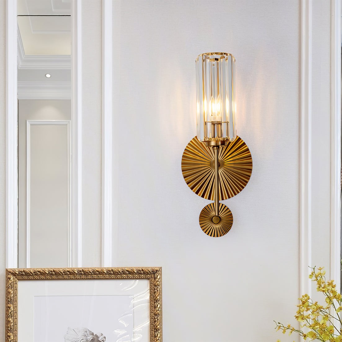 Nordic Light Luxury Crystal Wall Lamp M68