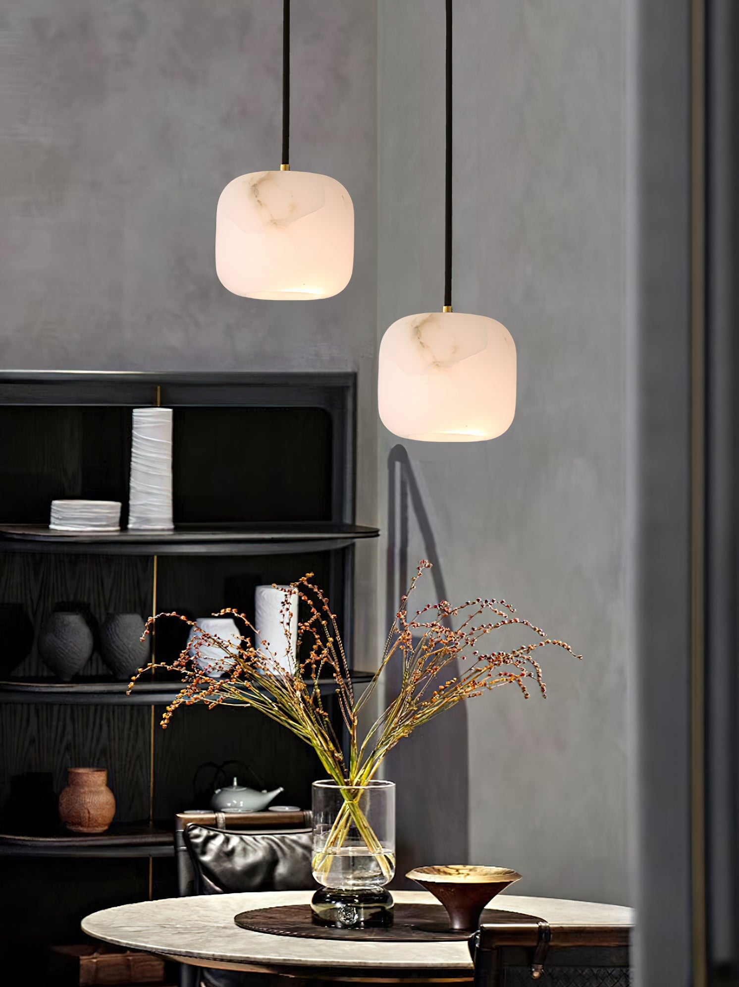 Alabaster Bedside Pendant Light T1647