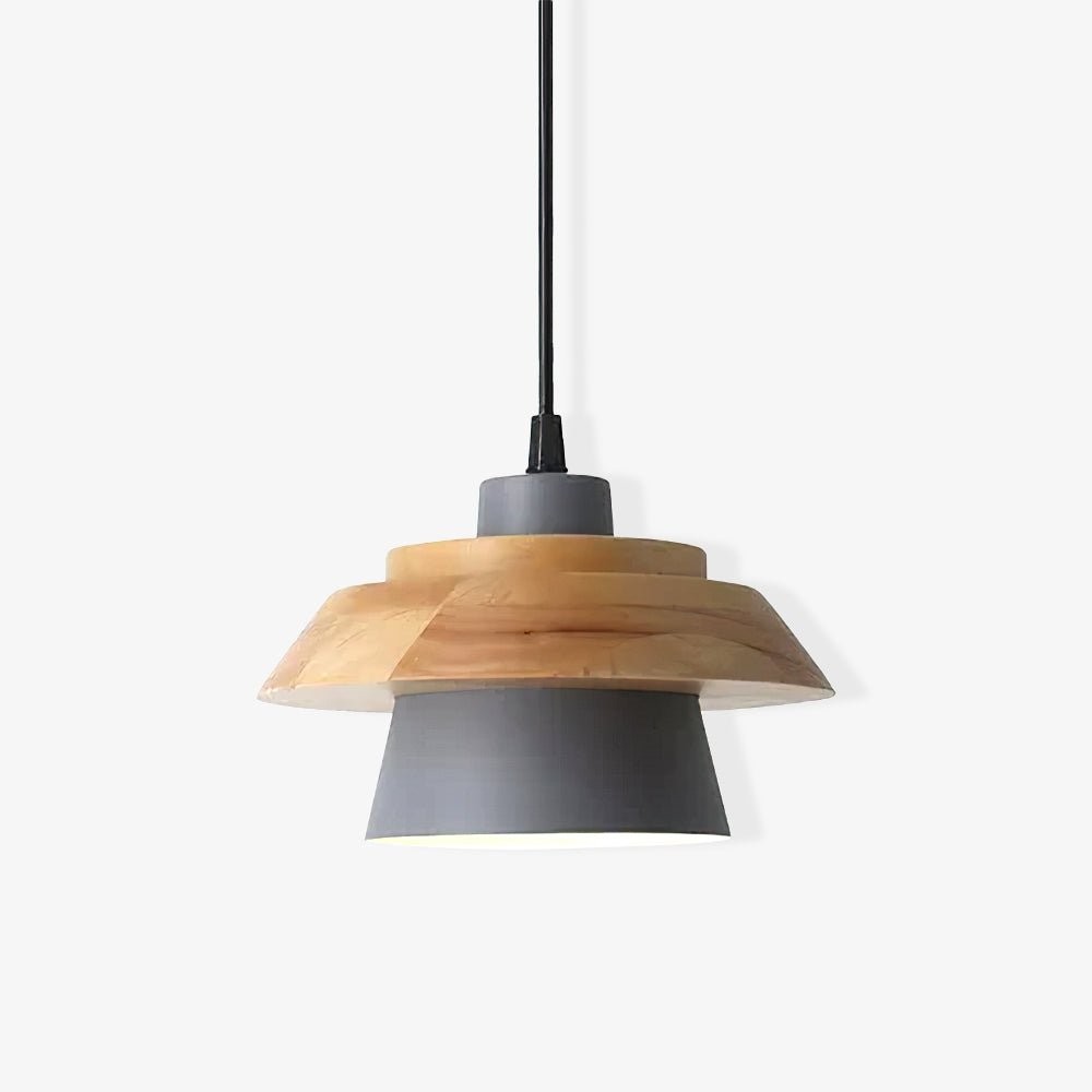 Stone Wood Pendant Lamp M407