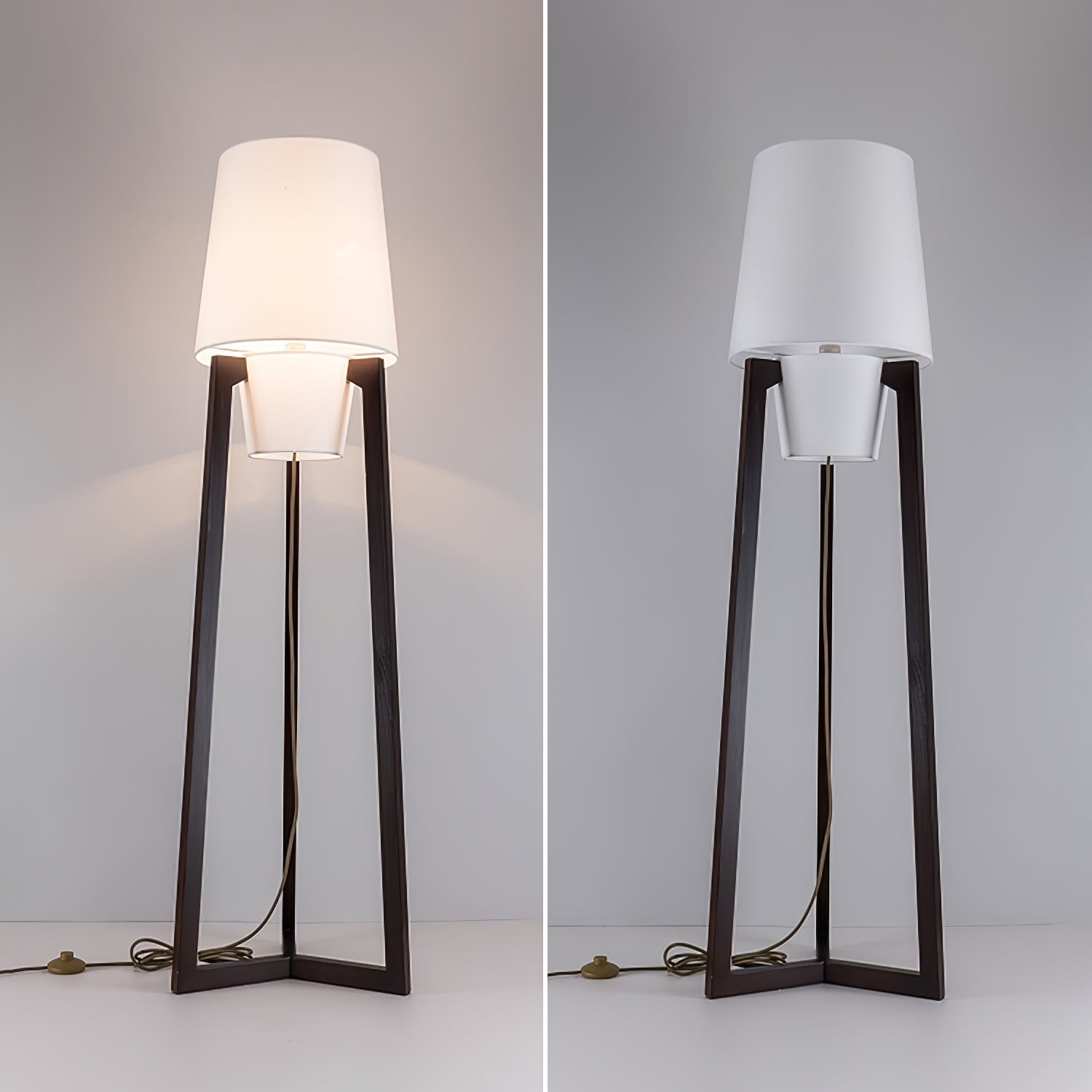 Modern Simple Chinese Style Solid Wood Floor Lamp M51