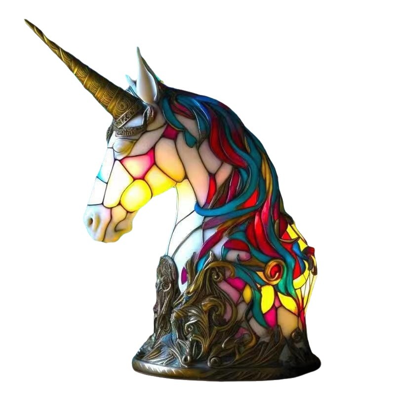 Magical Animal Statue Resin Table Lamp M537