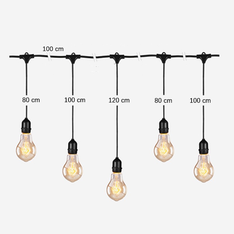 Bulb Chain Pendant Light
