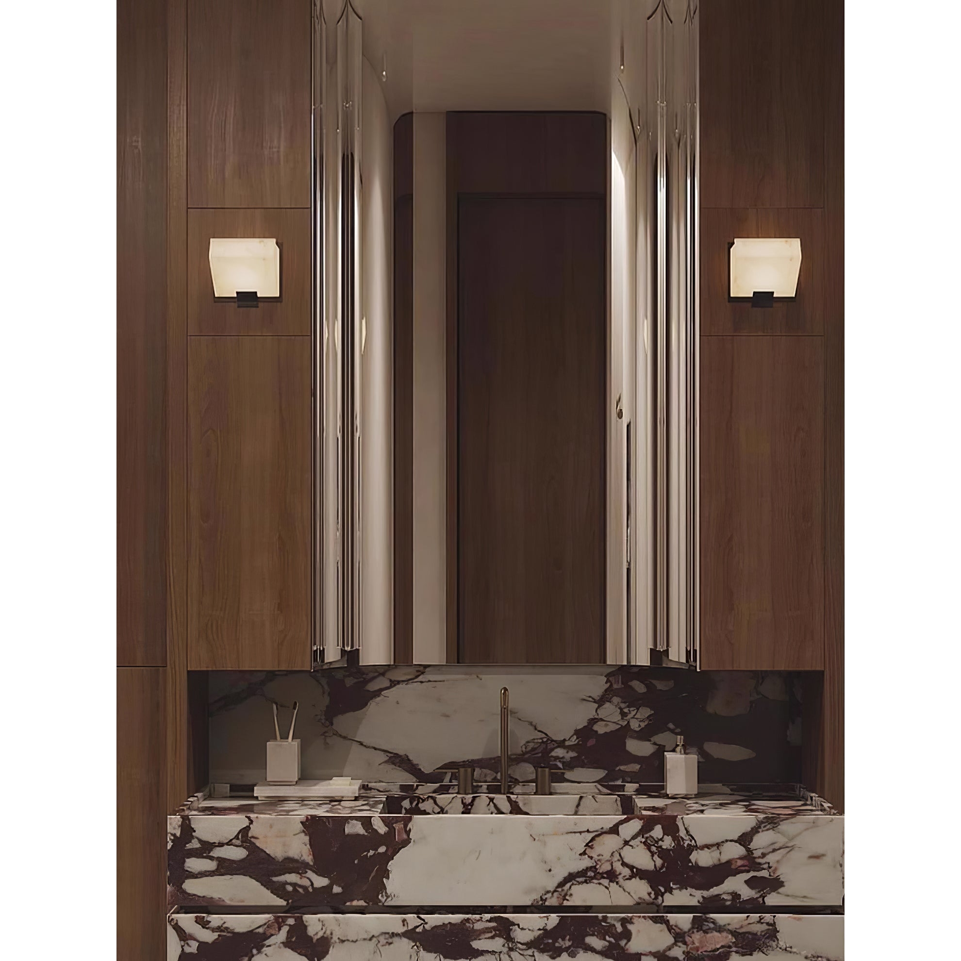 Alabaster Staircase Wall Lamp T1872
