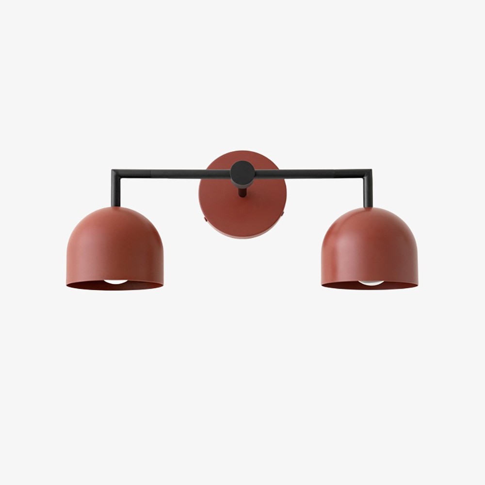 Metio Dome Farmhouse Wall Lamp - Metal Bathroom Mirror Sconce Light T450