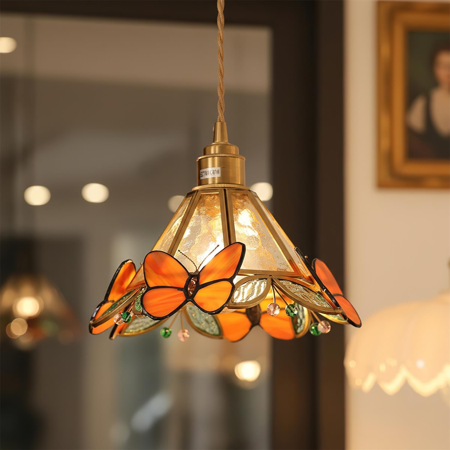 Butterfly Jewel Pendant Lamp T1468