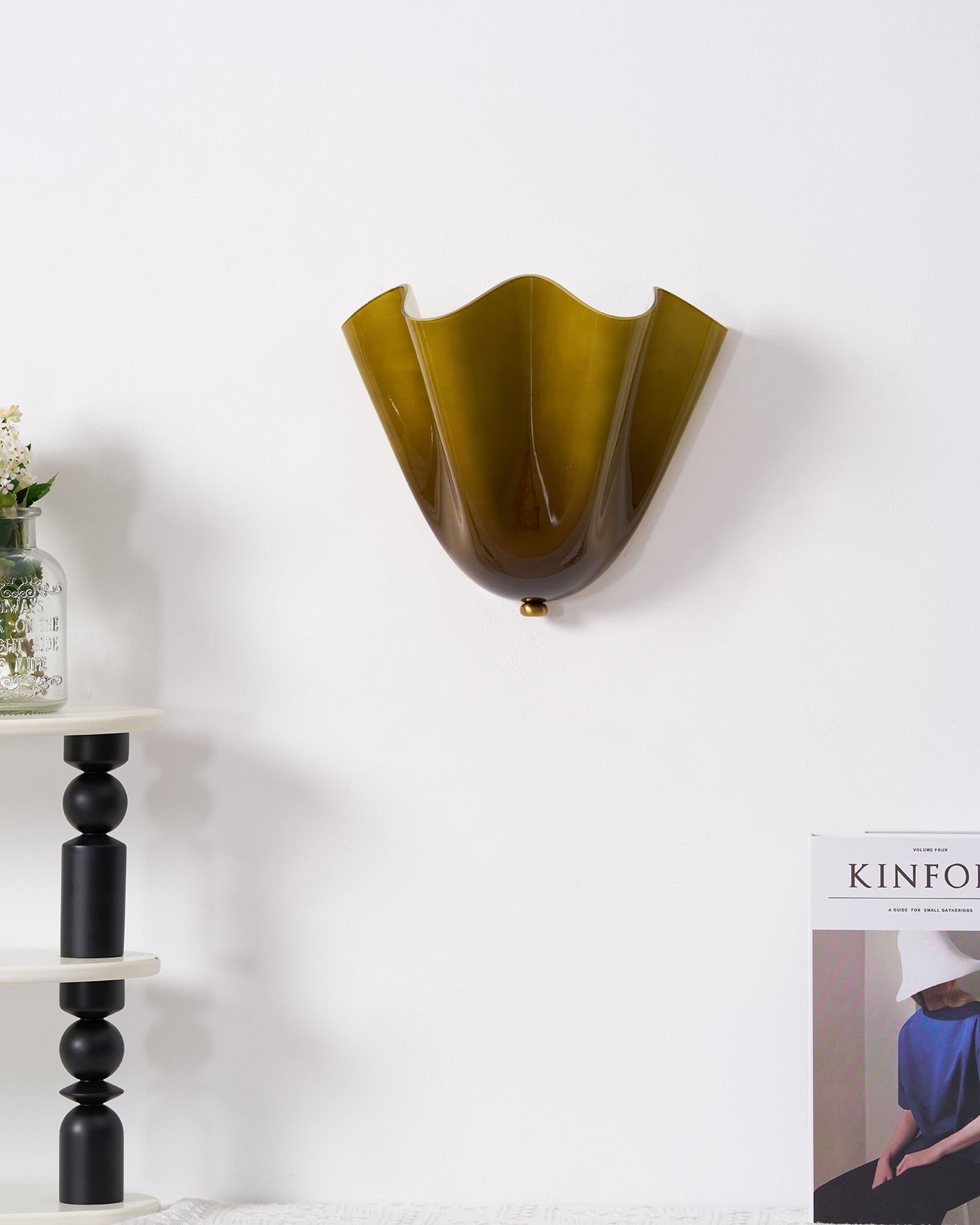 Bellina Modern Glass Wall Sconce - Ambient Lighting for Hallway P075