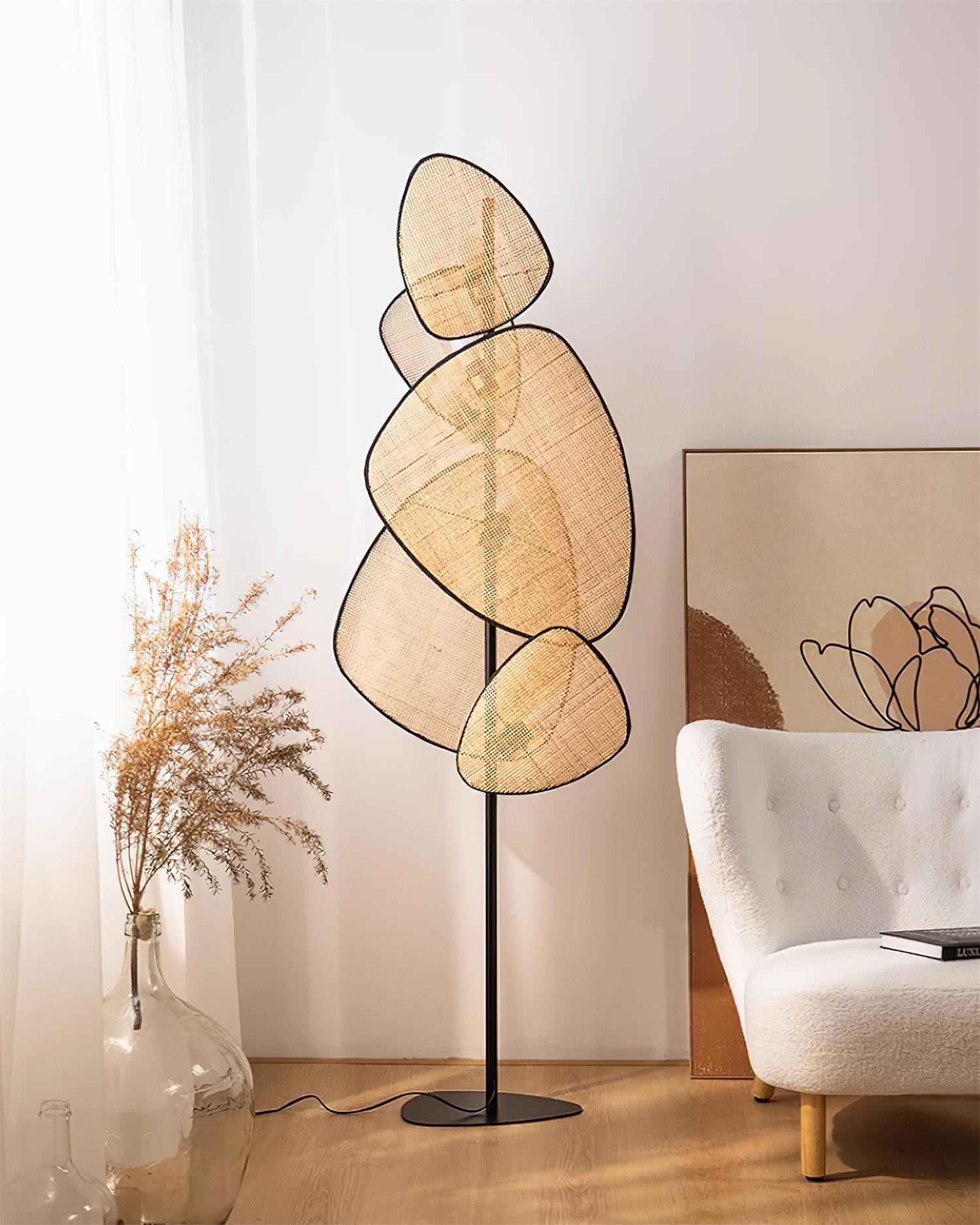 Creative Natural Rattan Floor Lamp M231