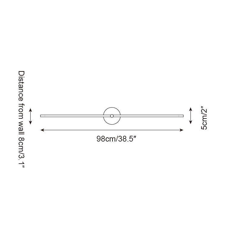 Kady Linear Disc Wall Lamp T1279