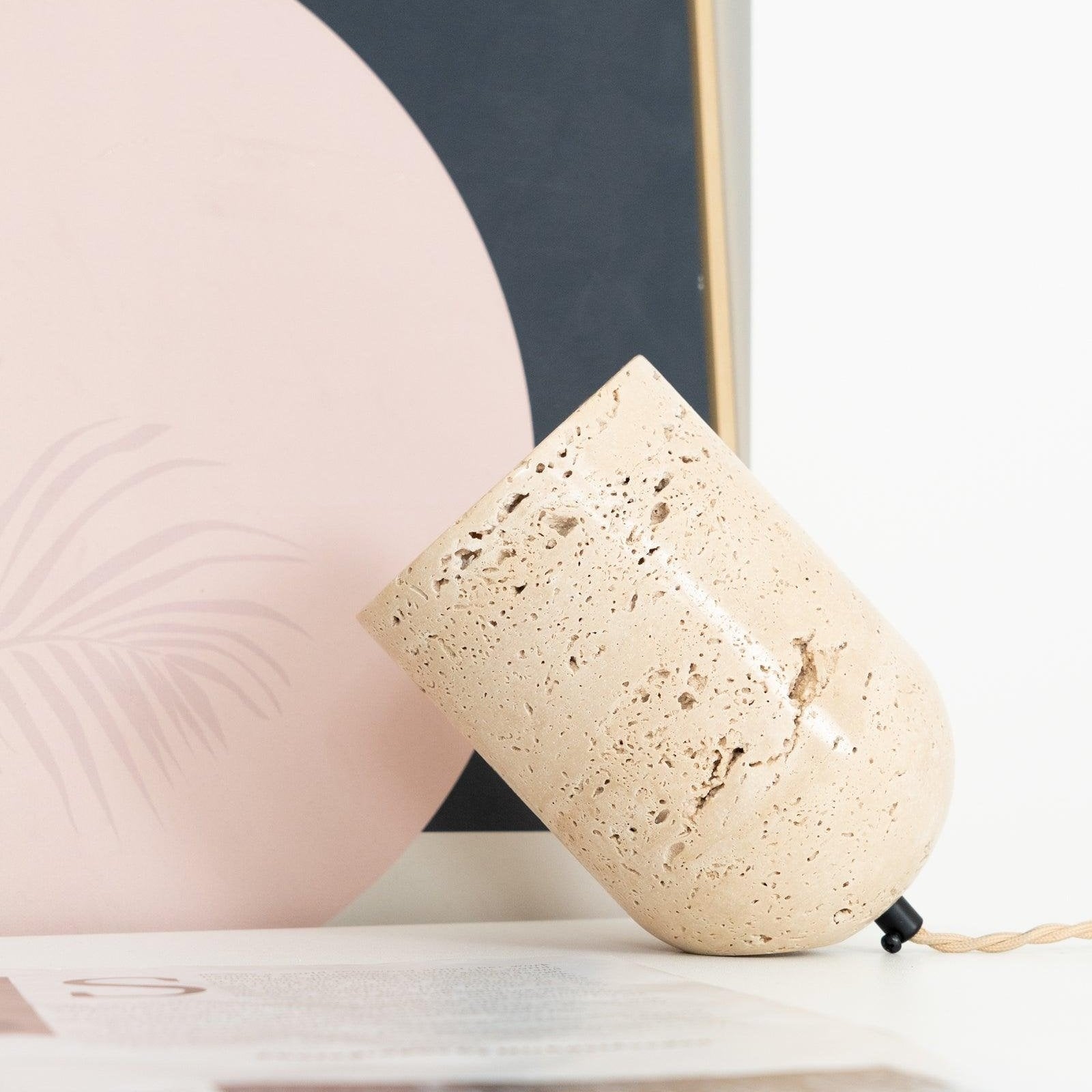 Amidori Travertine Table Lamp T2117