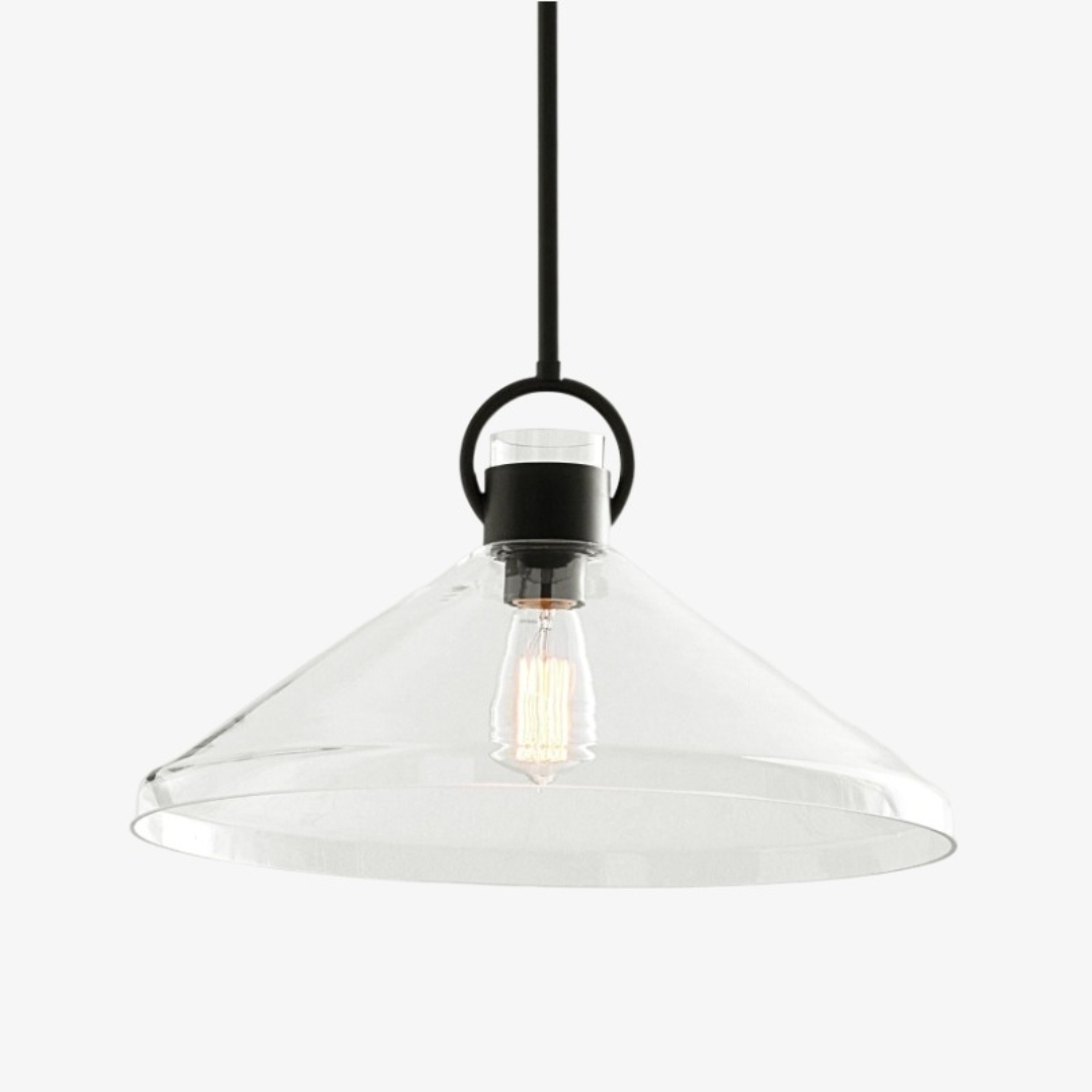 Orvessa Cone Shape Pendant Light – Contemporary Style Fixture for Kitchen or Lounge T1182