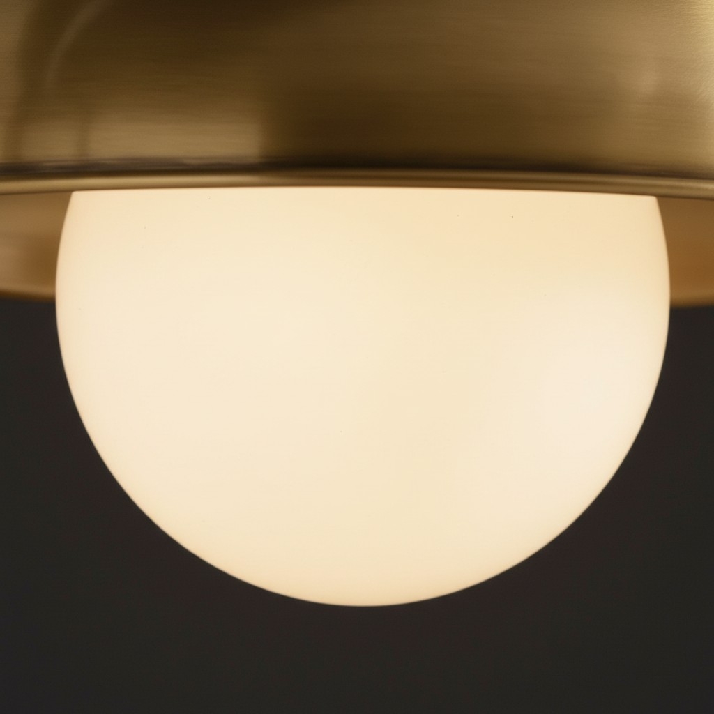 Cordax Industrial Modern Wall Lamp - Soft Opal Glass Glow for Hallway or Bedroom T751