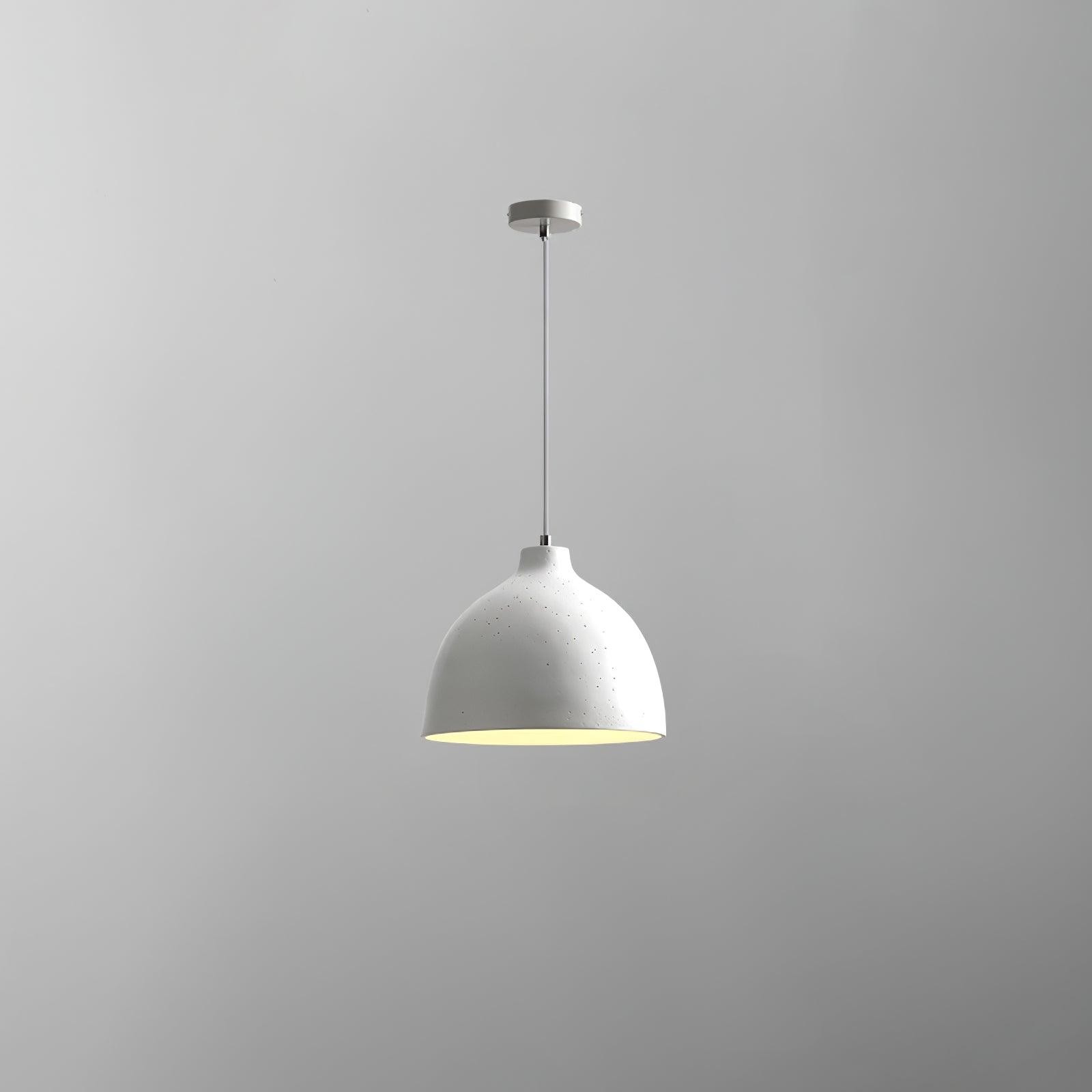 Modern Minimalist Industrial Resin Bowl LED Pendant Light M327