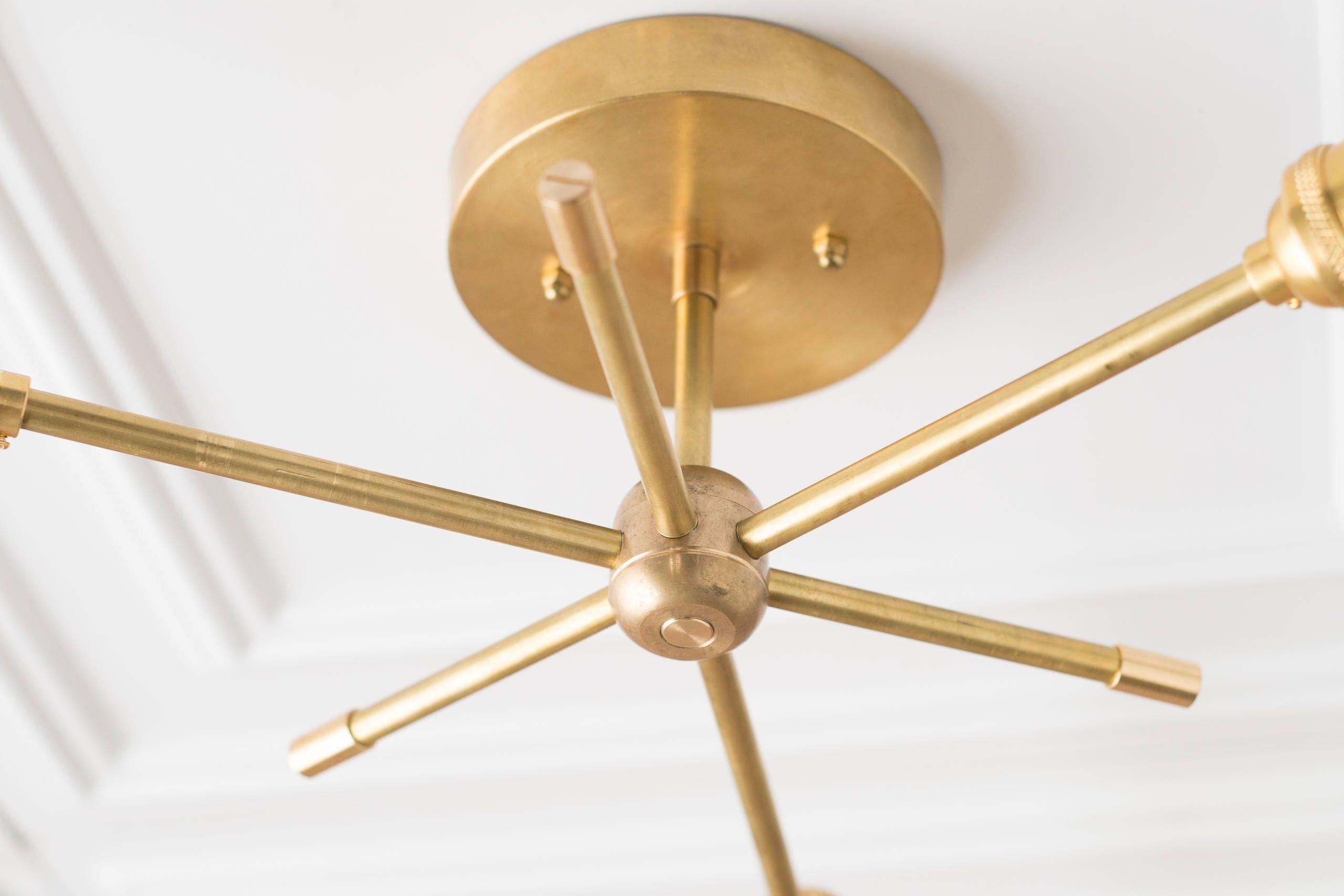 Mobilux Line Industrial Chandelier - Modern Ceiling Light Fixture for Home T331