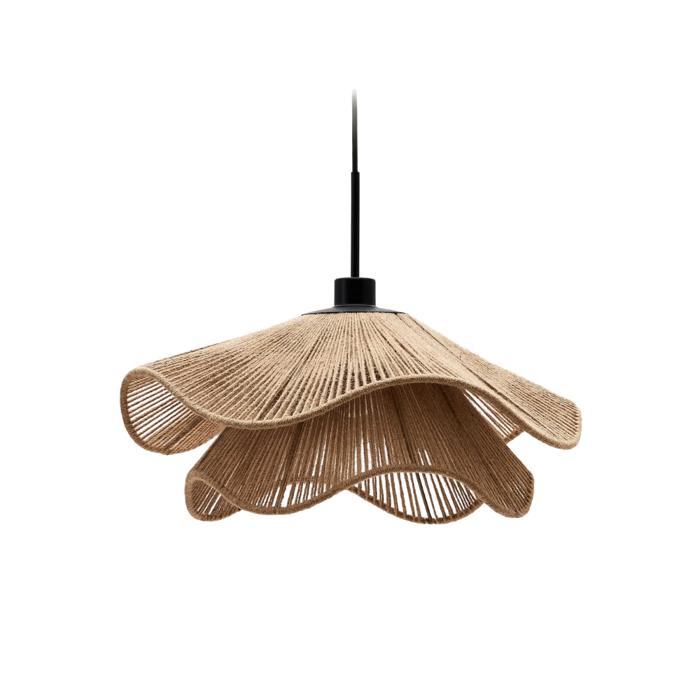 Cape Points Boho Natural Jute Fiber Pendant Light T2062