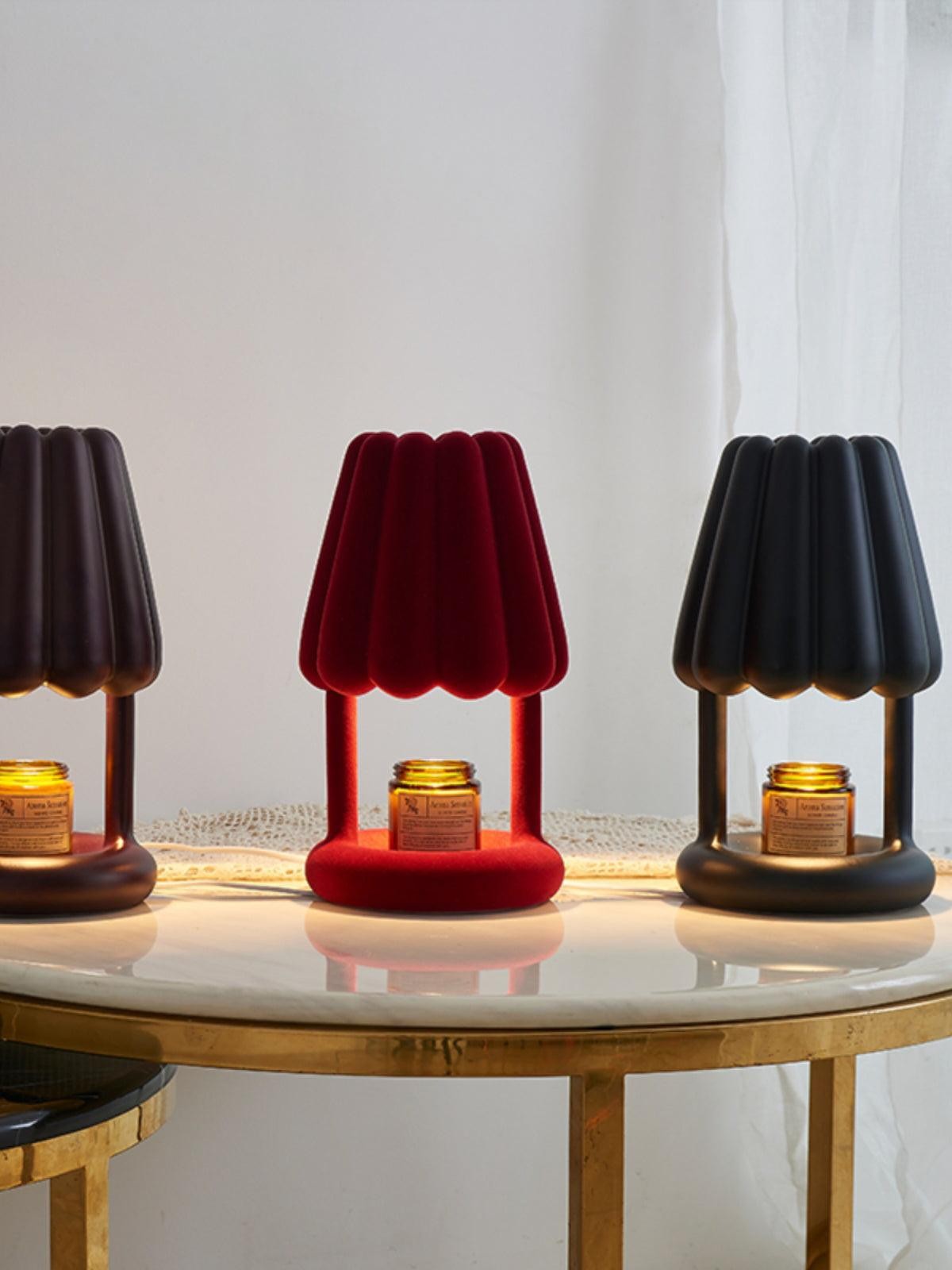 Ice Cream Flocked Resin Table Lamp M463