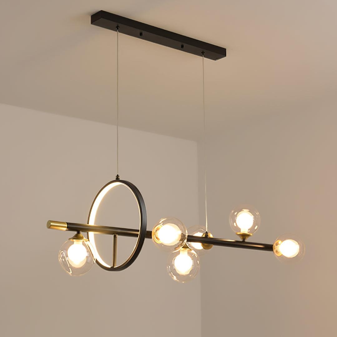 Creative Horizontal Long Bar Chandelier M553
