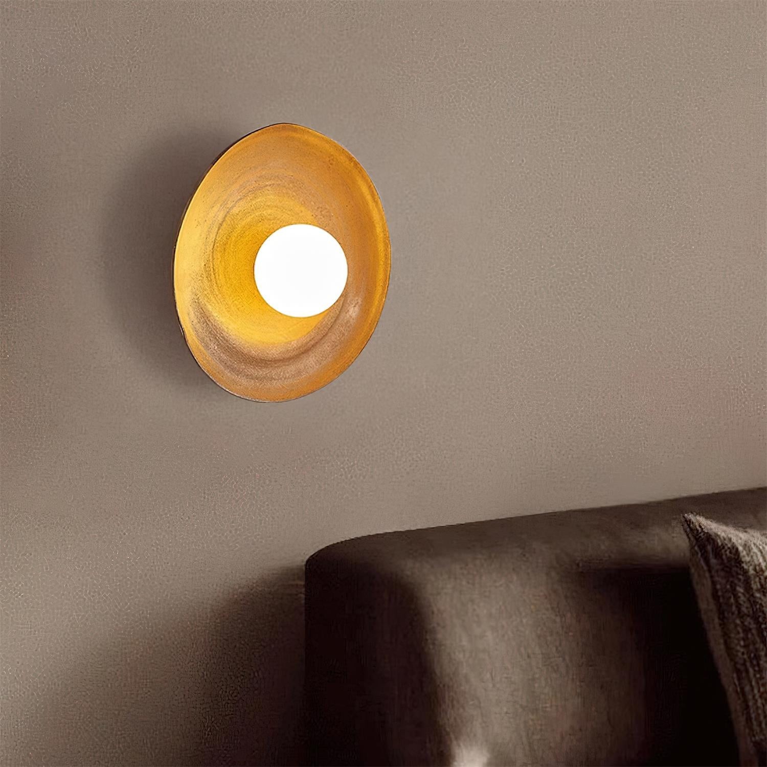Retro Irregular Round Wall Lamp M103