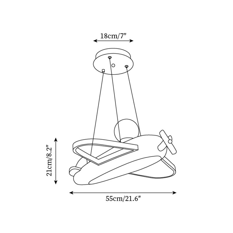Airplane Pendant Lamp P002
