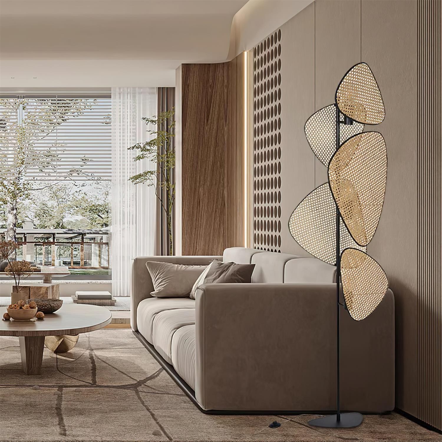 Creative Natural Rattan Floor Lamp M231
