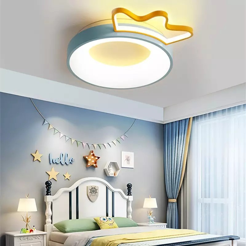 Cartoon Crown Led Ceiling Lamp S71
