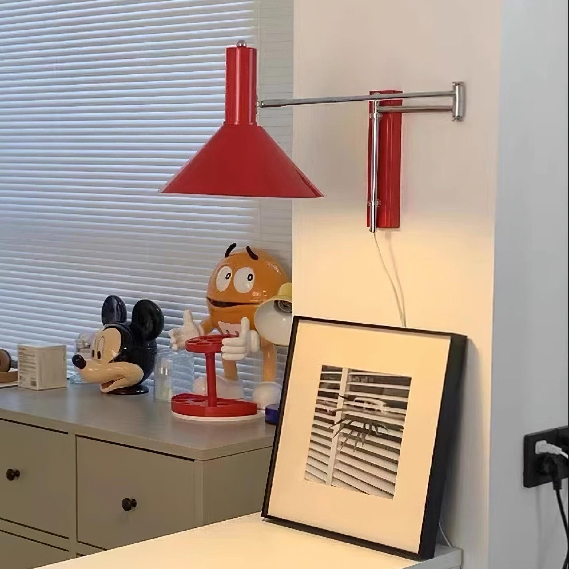 Classic Modern Swing Arm Adjustable Bedside Reading Wall Lamp M19