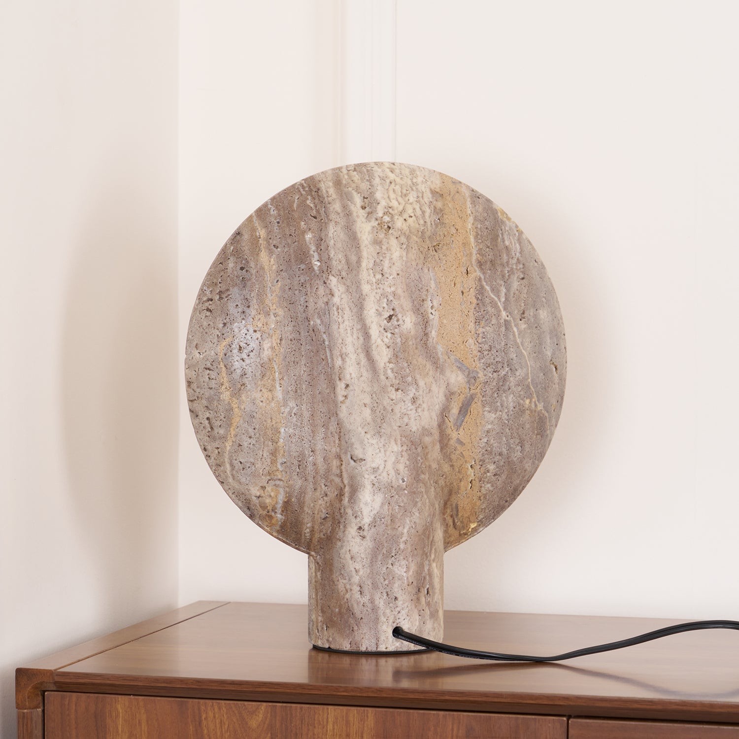 Wabi-sabi Style Eclipse Stone Table Lamp G18