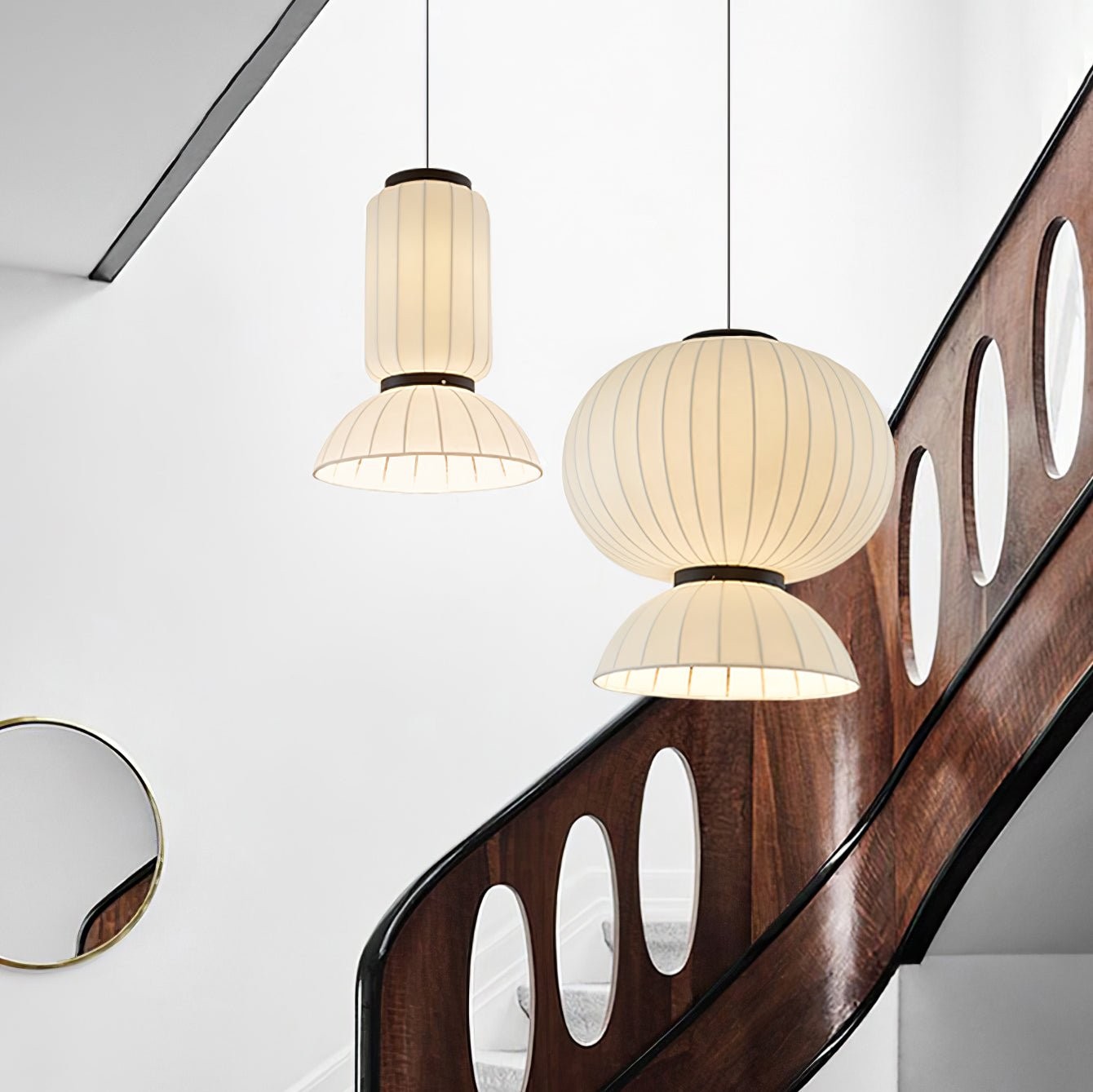 Mulberry Silk Lantern Pendant Light M433