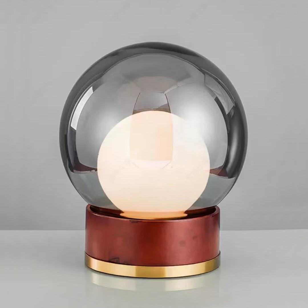 Simple Creative Wood Orb Table Lamp M423
