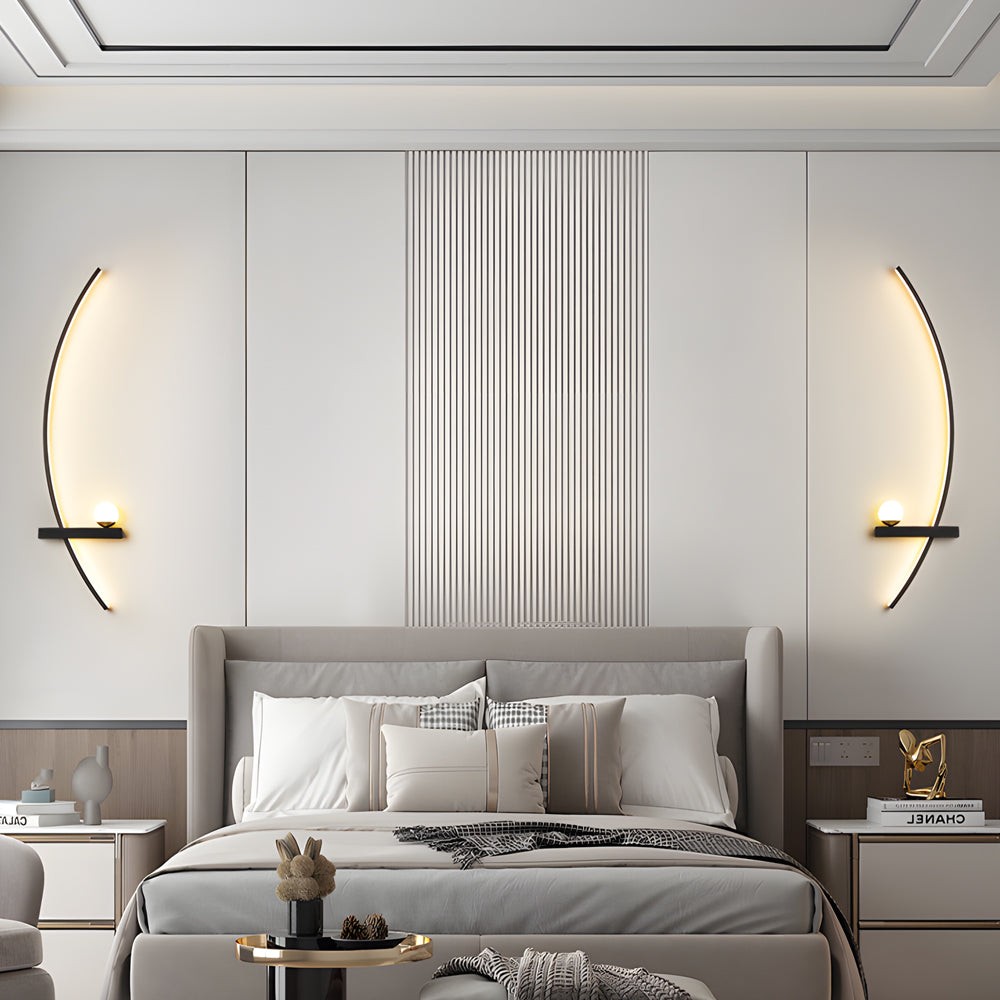 21'' Curved Strip 3 Step Dimming LED Wall Sconce G03