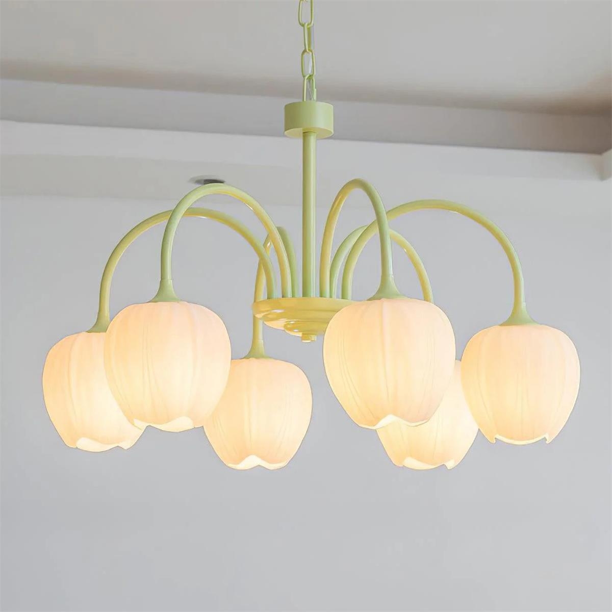 Tulip Matcha Chandelier T1588