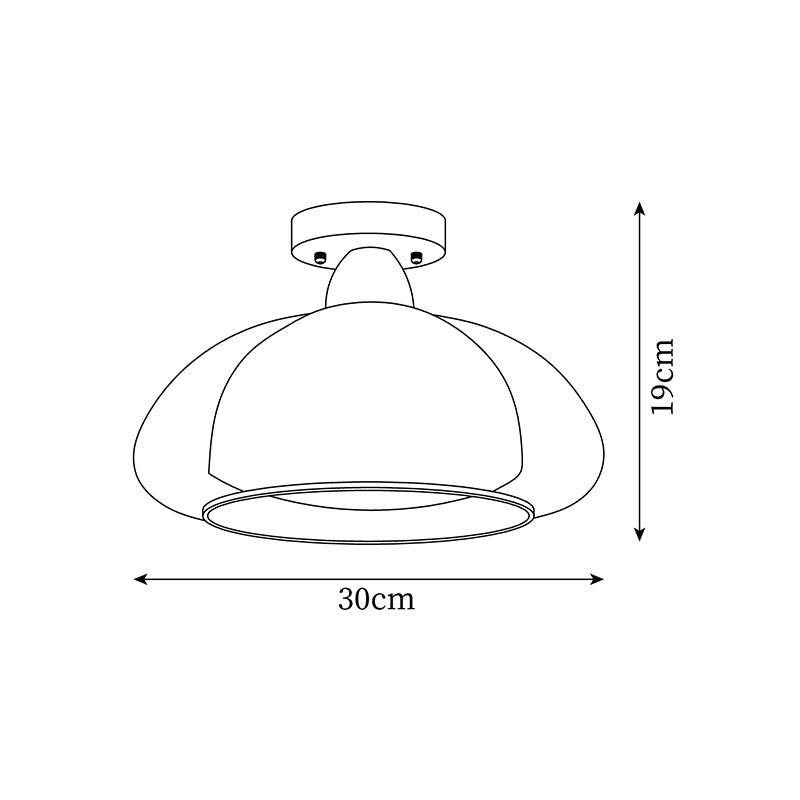 Pumpkin Glass Pendant Light For Kitchen M171