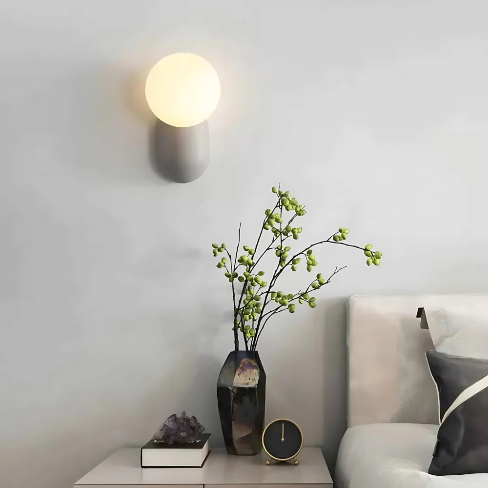 Luma Nordic Glass Orb Wall Light T2008