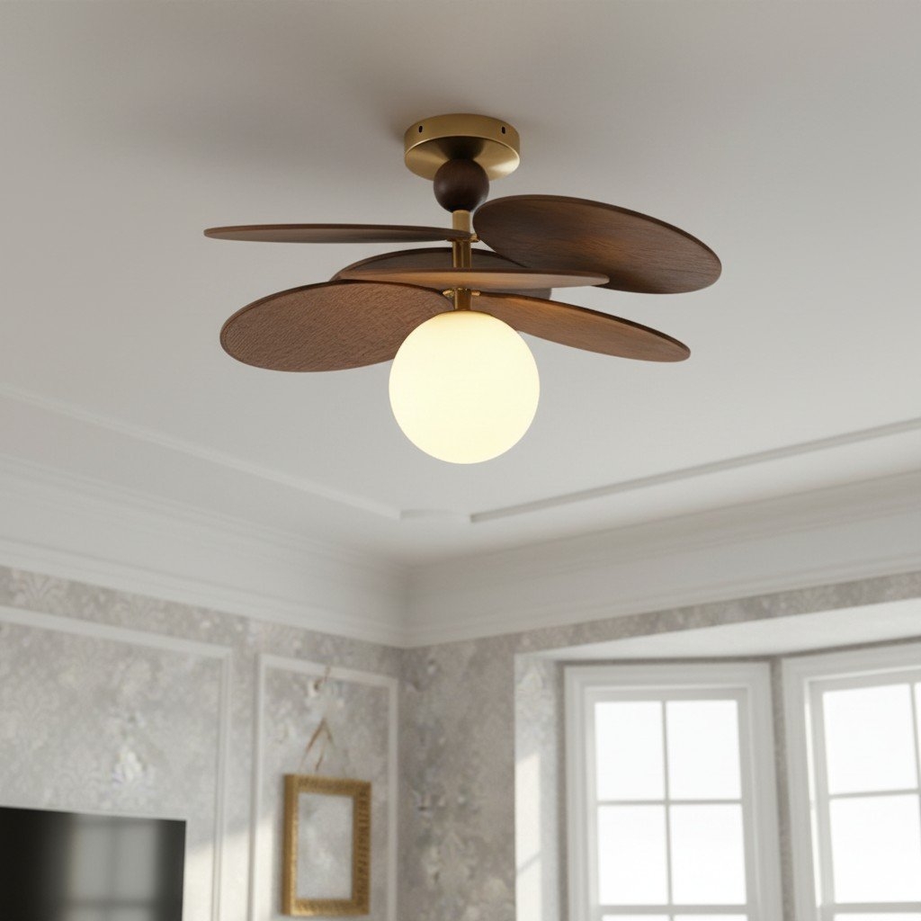 Orrise Overlapping Blade Design Ceiling Light - Contemporary Decorative Light for Interiors T519