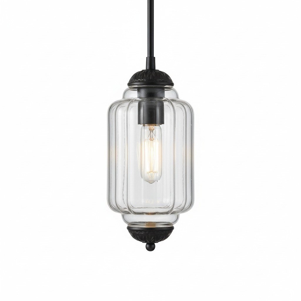 Eloise Elegant Glass Hanging Lamp - Retro Style for Breakfast Nooks T289