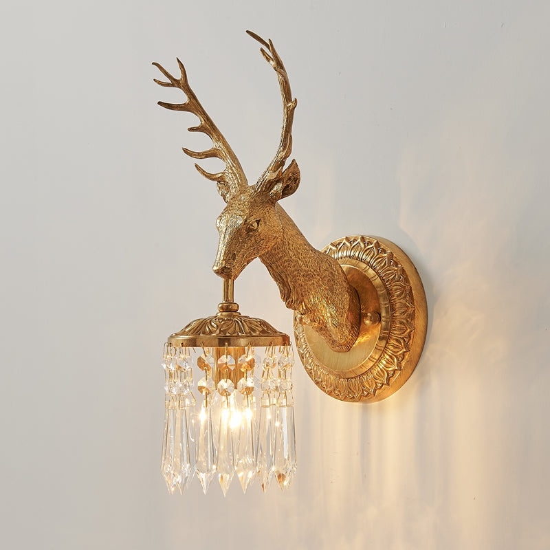 Antler Crystal Wall Lamp T1964