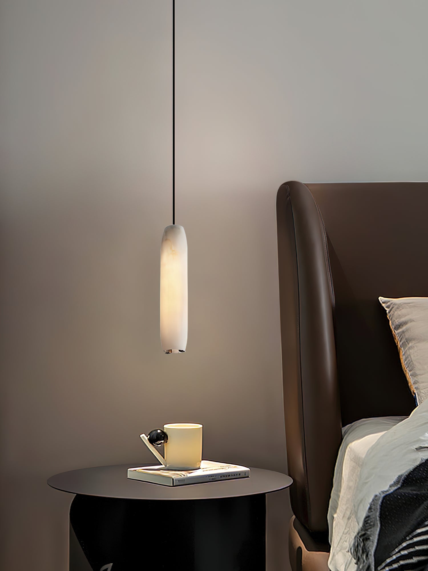Alabaster Flute Pendant Light T1660