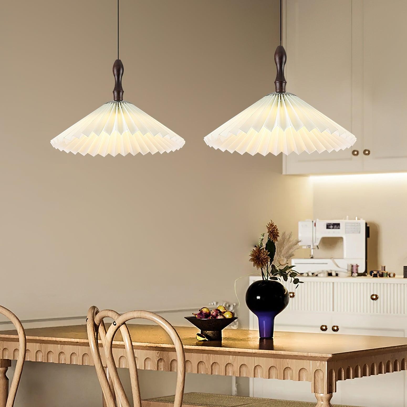 Simple White Flower Paper Pendant Lamp M552